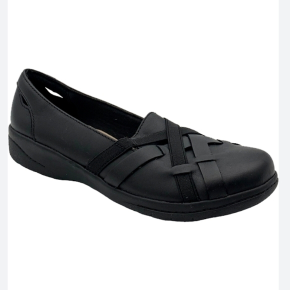 Clarks Collection Leather Slip-On Loafer Black Cheyn Creek Size US6 - Picture 11 of 11